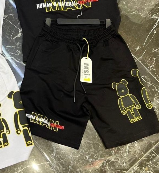 Man Set Shorts - Black