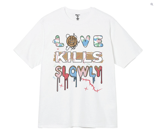 Love Kills Slowly - white