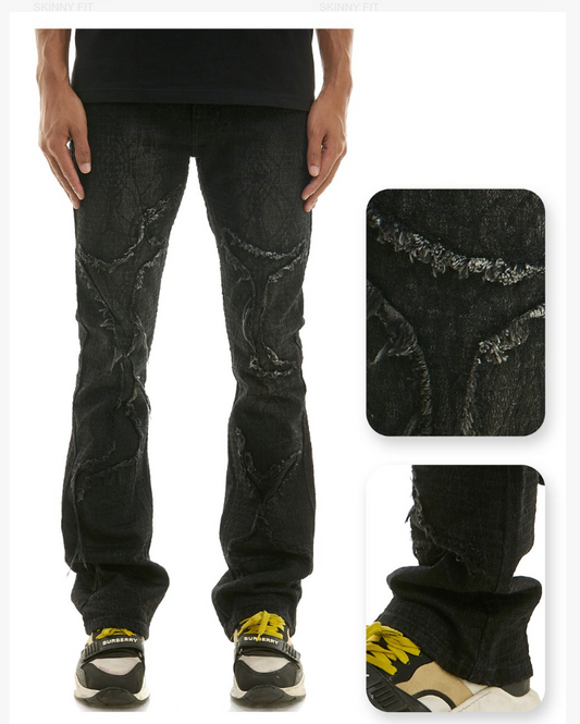 KND4743 - Spider Web Jeans - Black