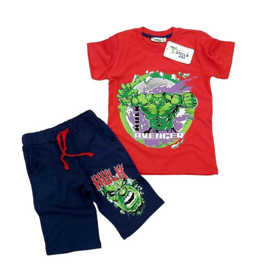 GFHER Hulk Avenger Kids Set RED