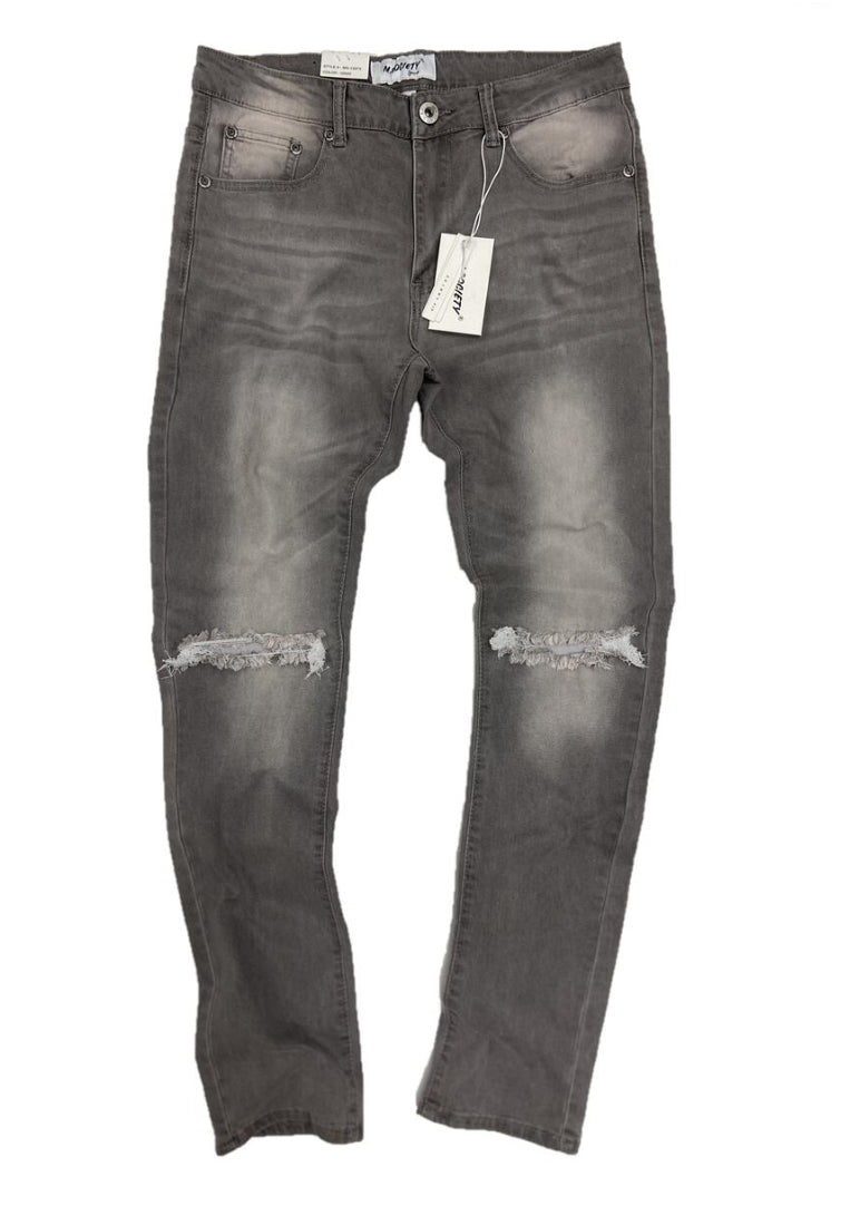 MS-13073 Stretched Jeans Gray