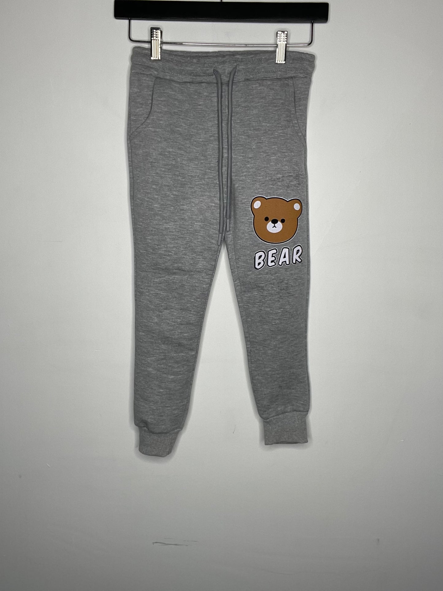 Kids Teddy Grey Sweatpants