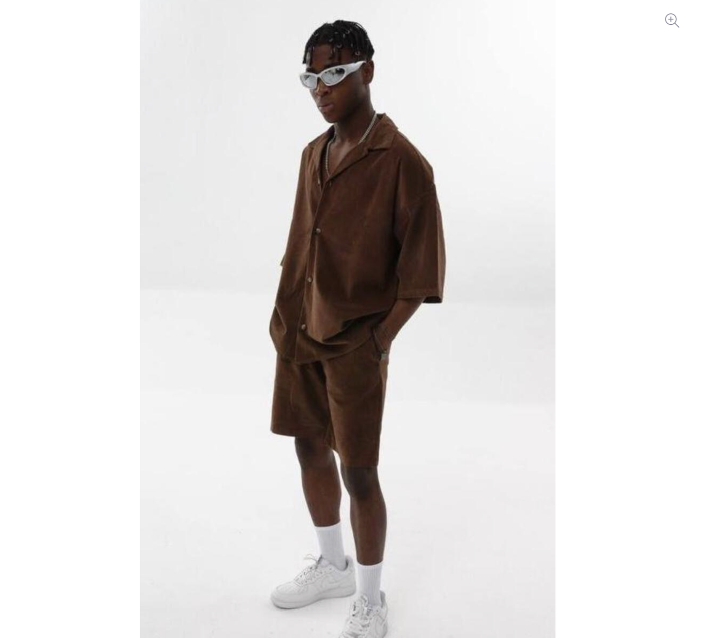 Corduroy Shorts - Brown