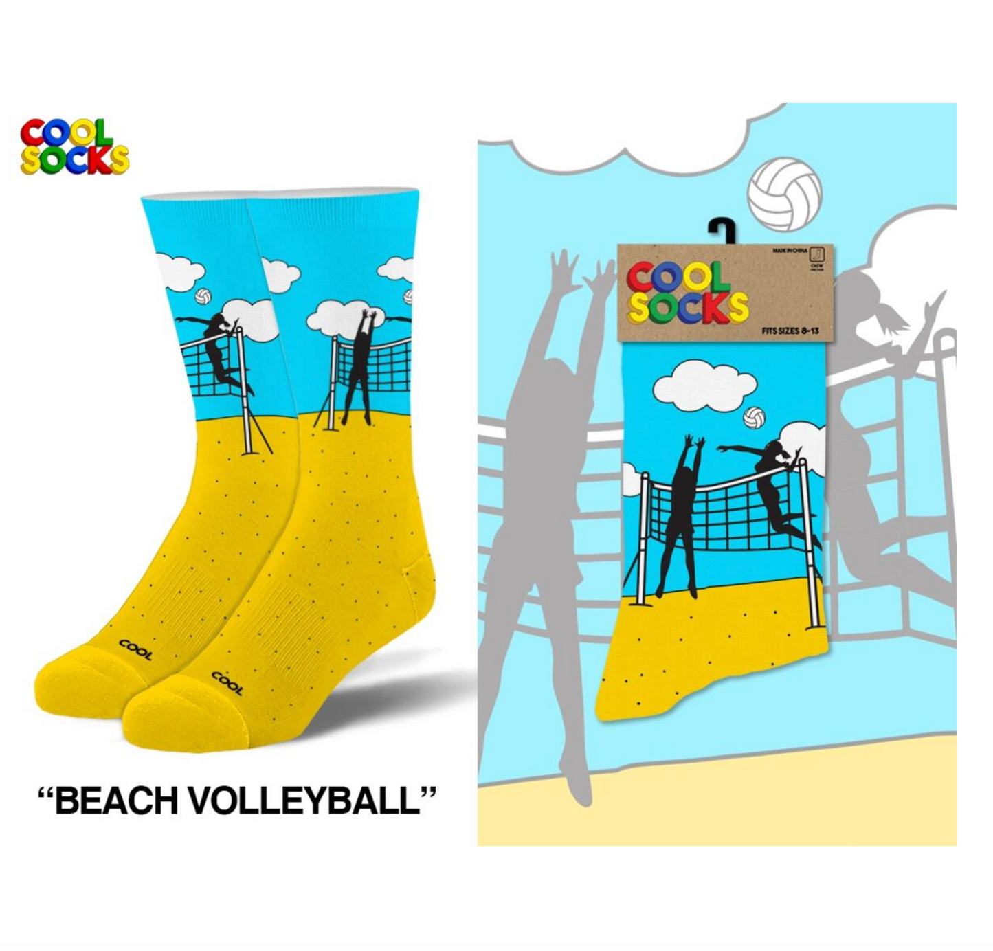 ODD SOX Beach Volleyball Crew Socks