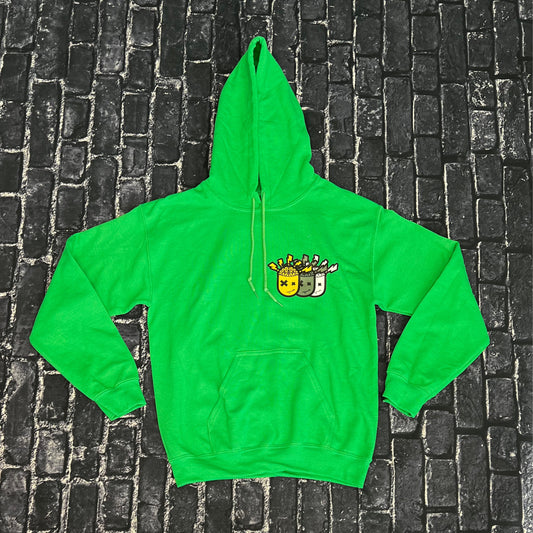 FIEND4DOPENESS GREEN HOODIE