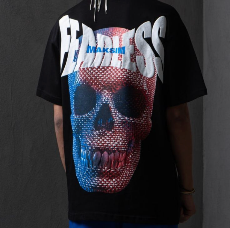 Rich Gang Black Fearless T-Shirt