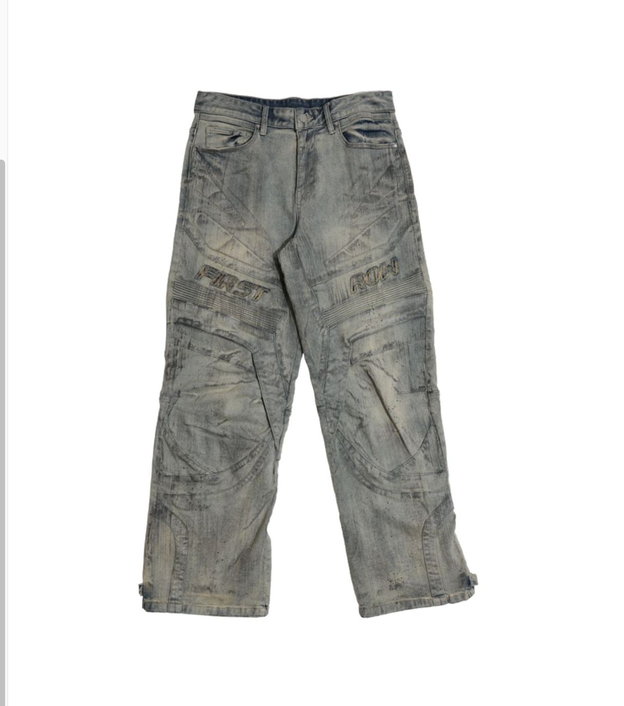 Motor Racing Y2k Denim Pants (Frd3117)