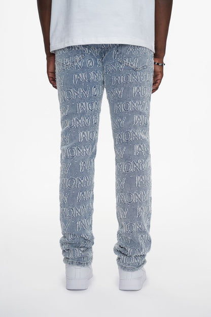 Ice Age Straight Slim Jeans - Blue