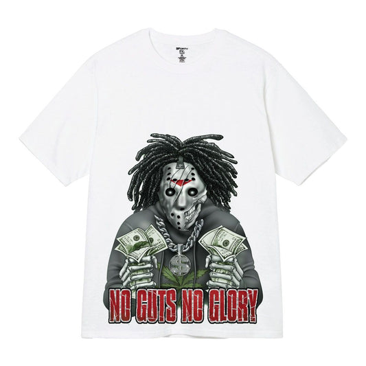 No Guts No Glory Graphic Tee - White