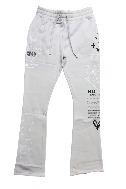 Highly Given Jogger Pants - Cloud