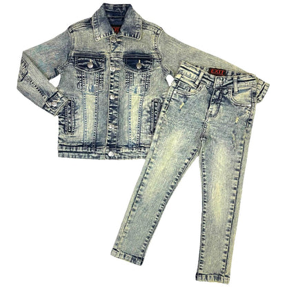 Kids Denim Jacket - Denim wash