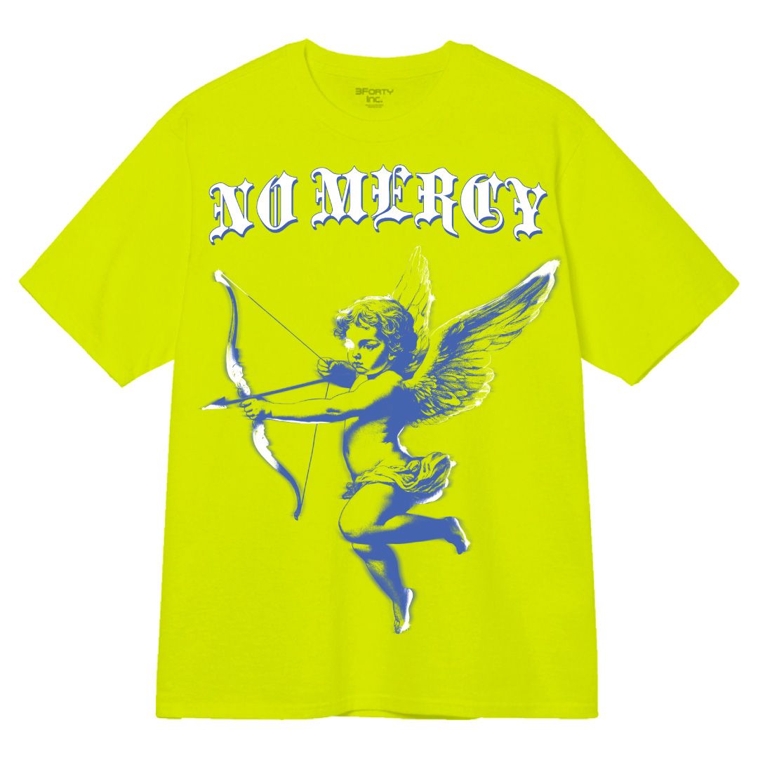 No Mercy Graphic Tee - Neon