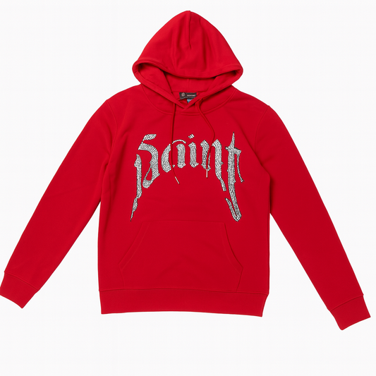 Saint Hoody Rhinestone - Red