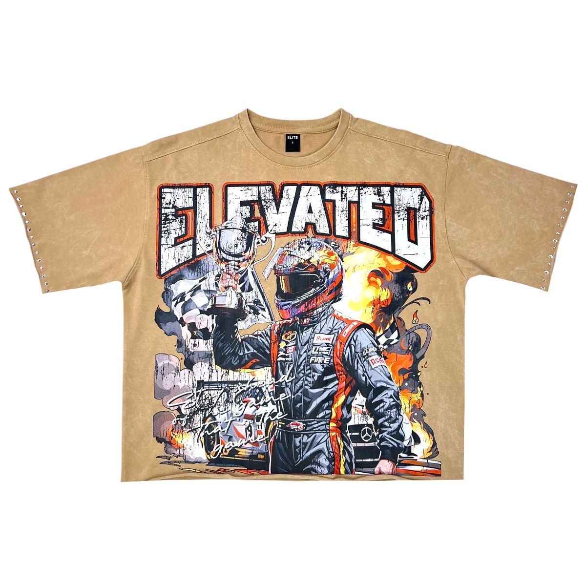 Elevated Stone Cropped Tee - timber