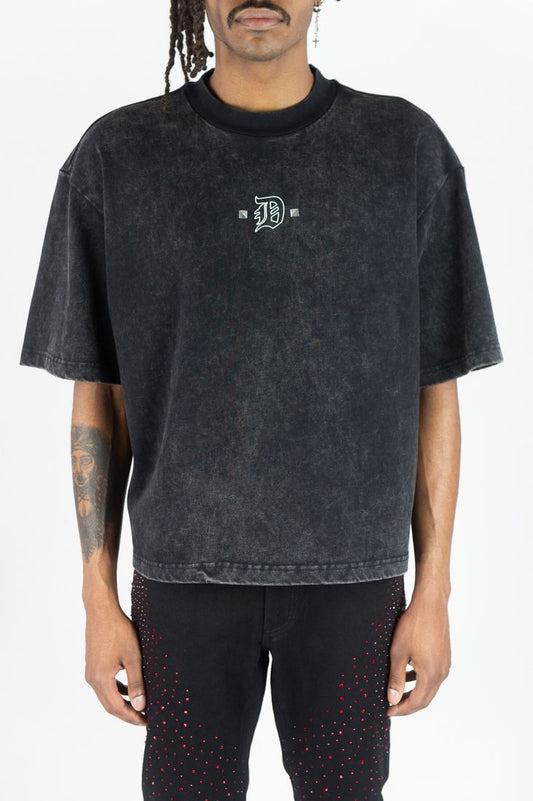 Illusions Art of Deception Acid Wash Tee - Black