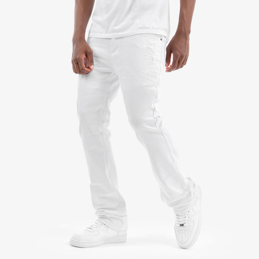 Flare Fit Jeans - White