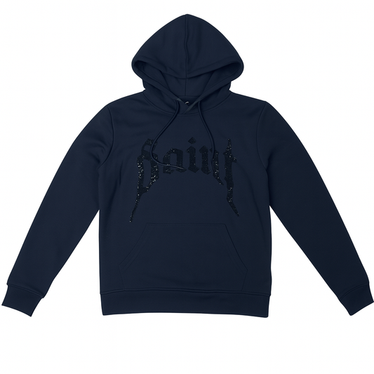 Saint Hoody Rhinestone - Black