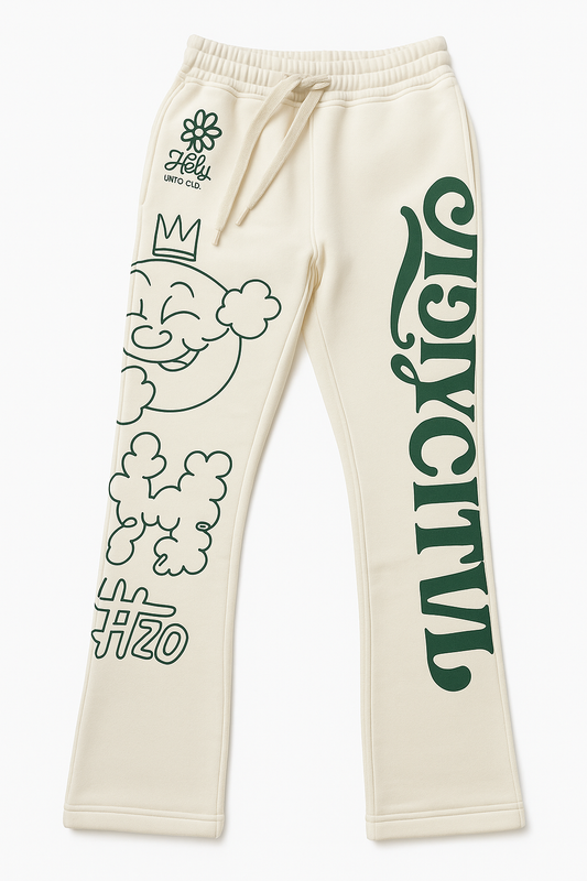 CLTVT Botanicals Jogger Pants - Ivory