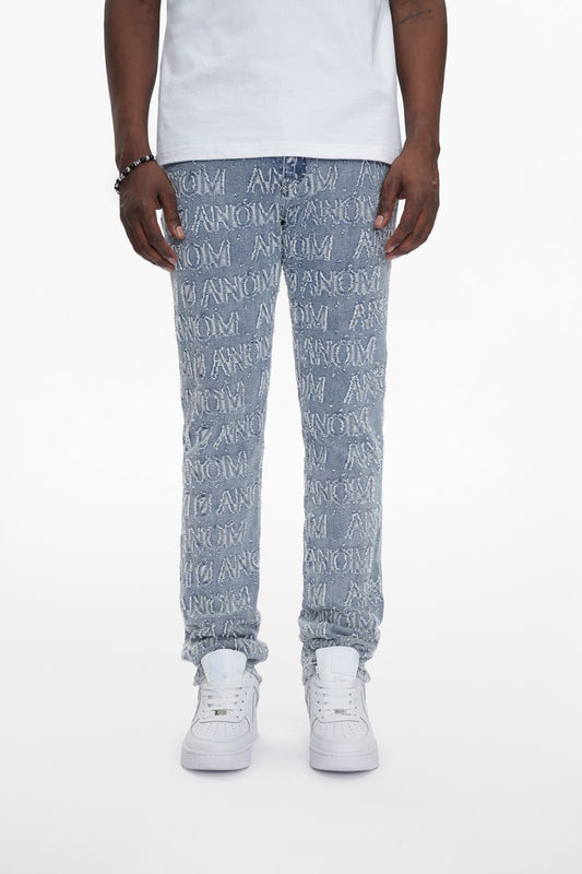 Ice Age Straight Slim Jeans - Blue