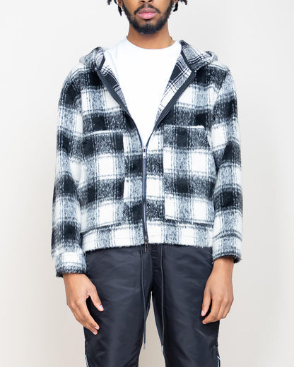 Mohair Flannel Jacket - Black