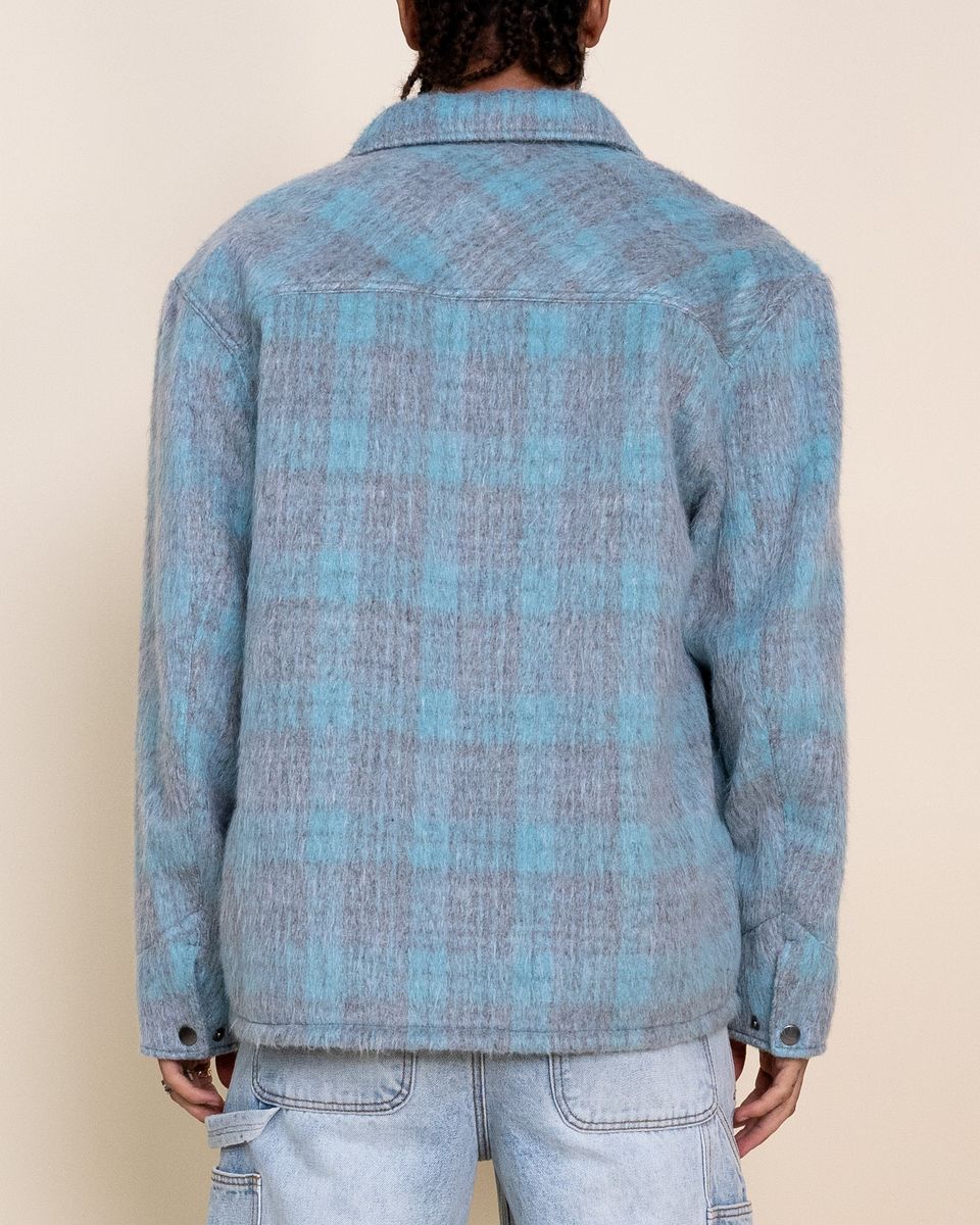 Mohair Chore Coat - Turquoise