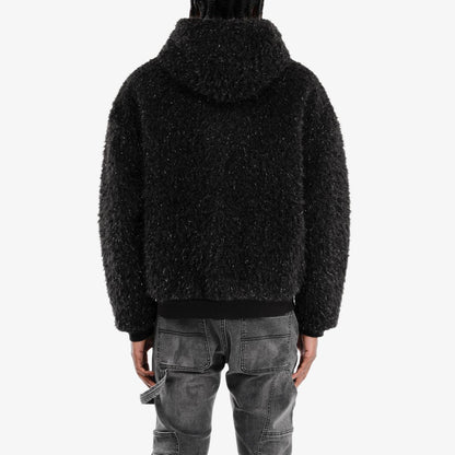 Lurex Fur Jacket - Black