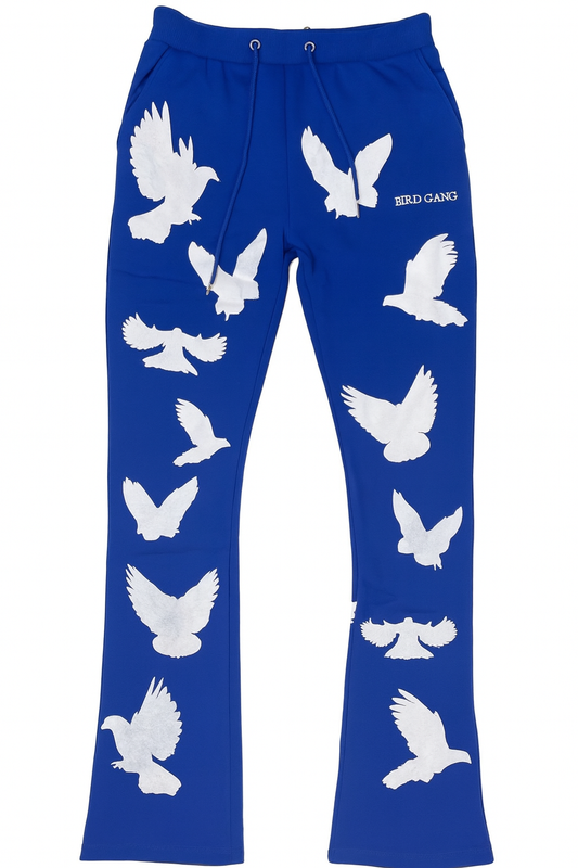 Dove Stacked Sweats - Royal Blue