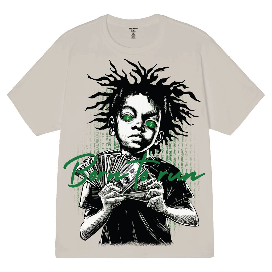 Born To Run Graphic Tee - Sand