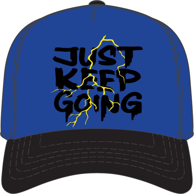 Just Keep Going Snapback - Royal Blue