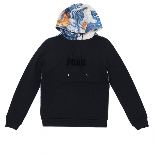 Saint Hoody Tapestry - Black