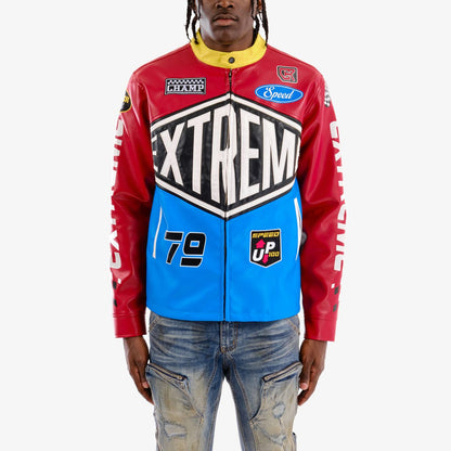 Extreme F-1 Jacket - Red/Blue