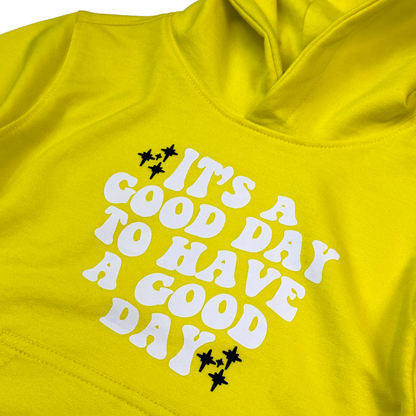 Good Day Kids Hoodie - Yellow