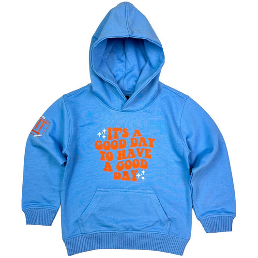 Good Day Kids Hoodie - Blue