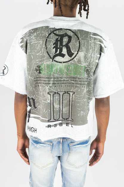 Heavy Weights Cropped Tee - White