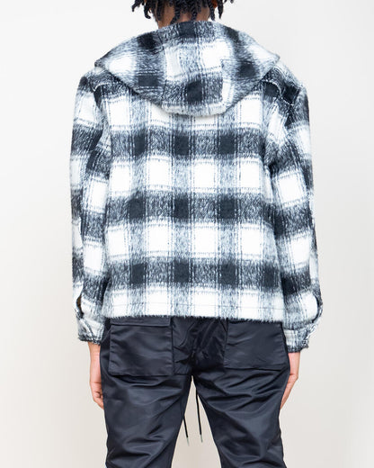 Mohair Flannel Jacket - Black