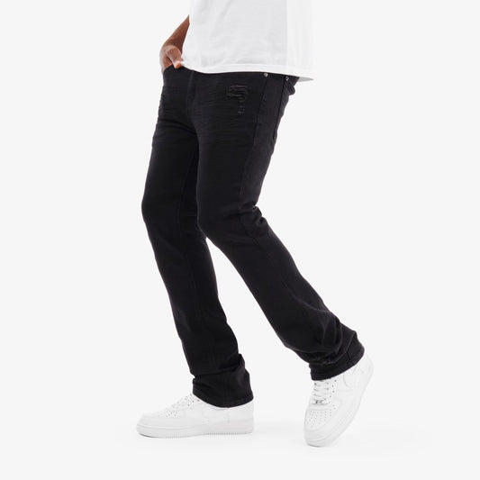 Flare Fit Jeans - Black