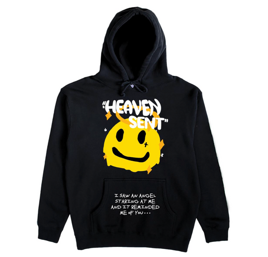 " Heaven Sent '' Hoodie - Black