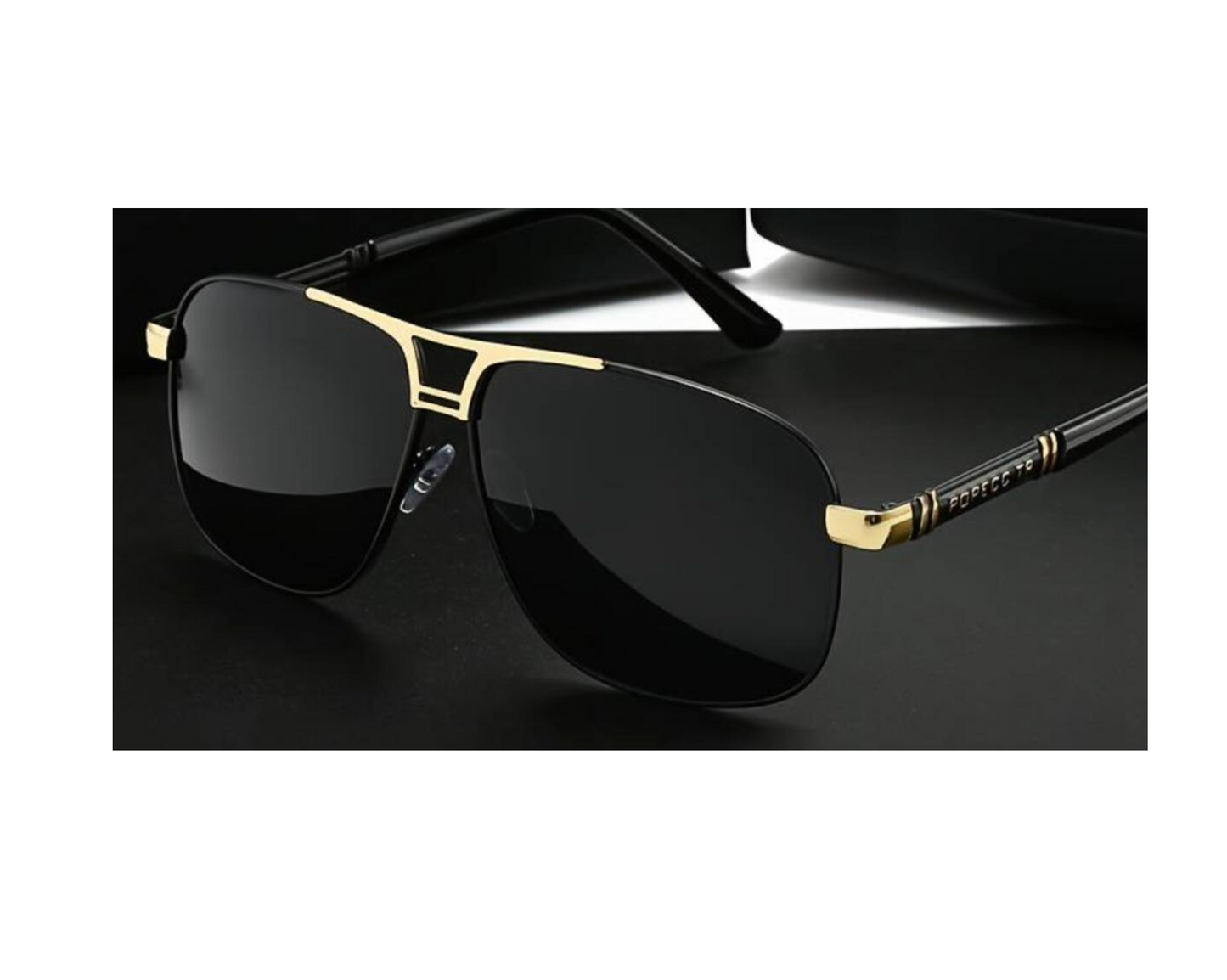 Sunglasses (rs2442) -Gold/Black