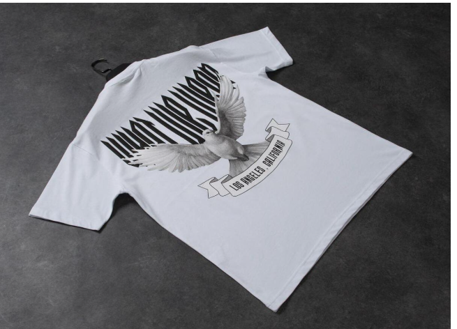 Los Angeles Dove Tee - Light Gray