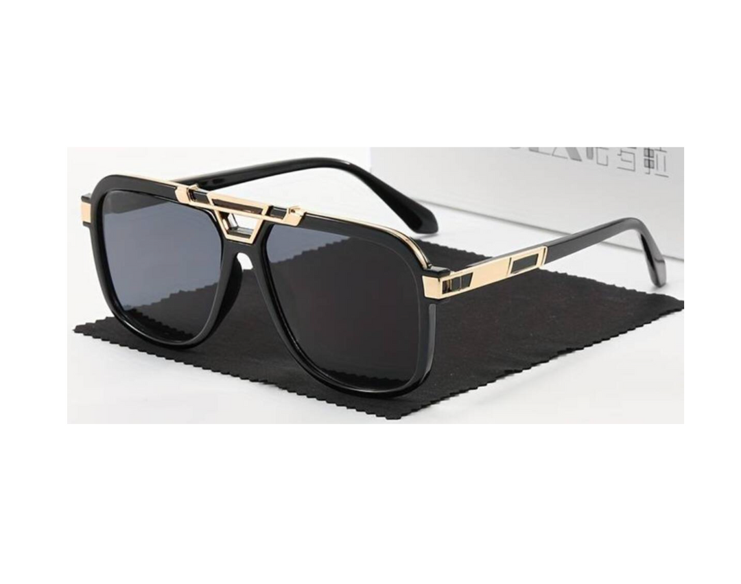 Sunglasses (rs2424) - black/gold