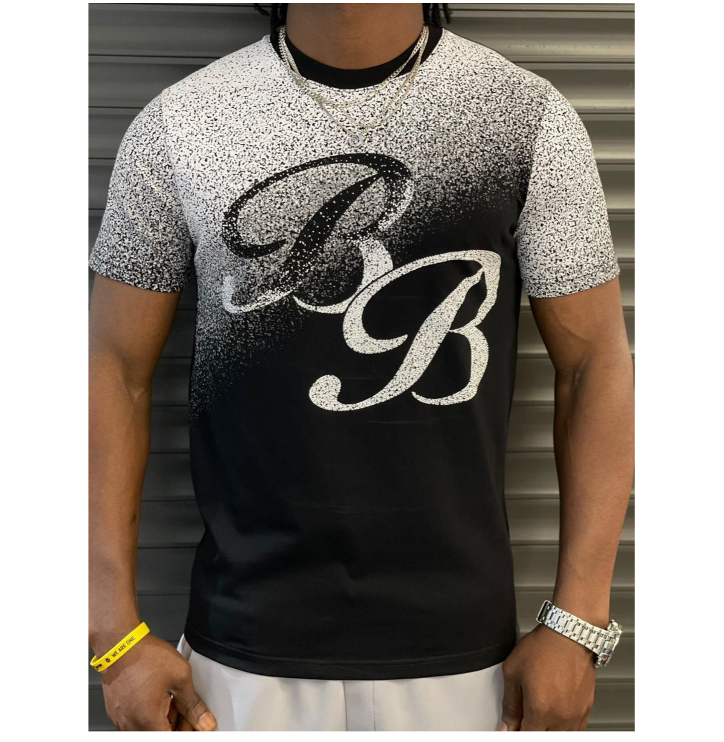 Rich Gang BB Bugotti T-Shirt Black/White - (BG25)