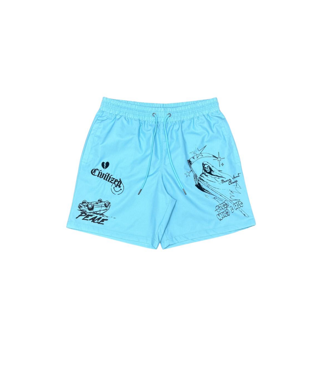 Graffiti Shorts - CV 5745 - Persian