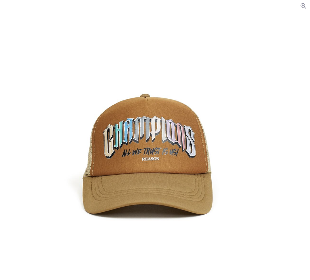 RTH-F-21 CHAMPIONS TRUCKER HAT KHAKI