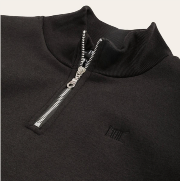 Ethik "Quarter Zip Pullover" - Black