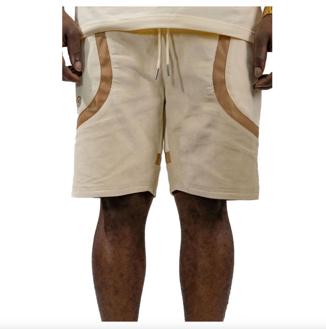 Elite Corduroy Shorts - Beige