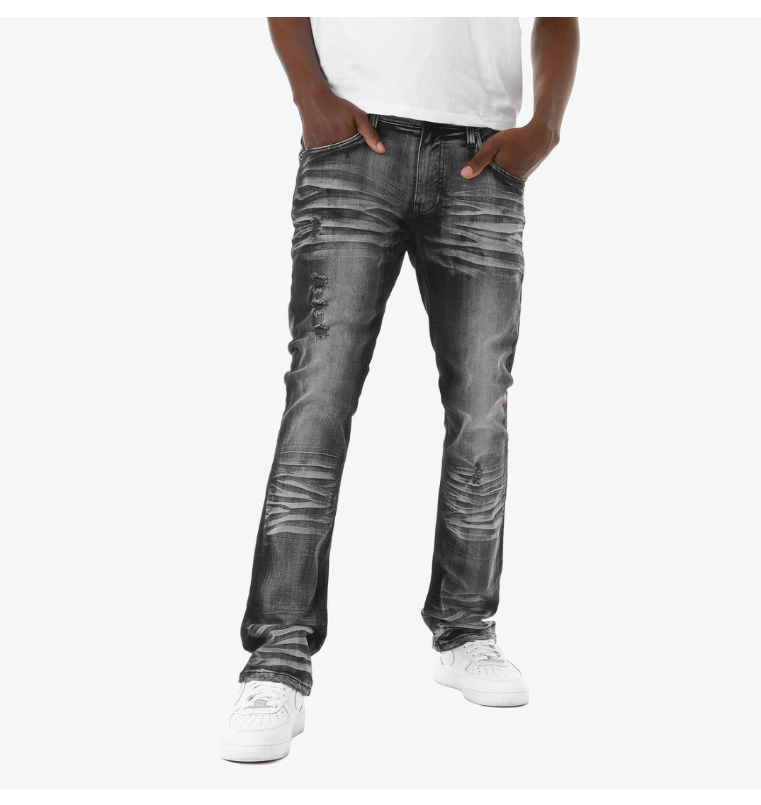 Super Stack Jeans - Grey