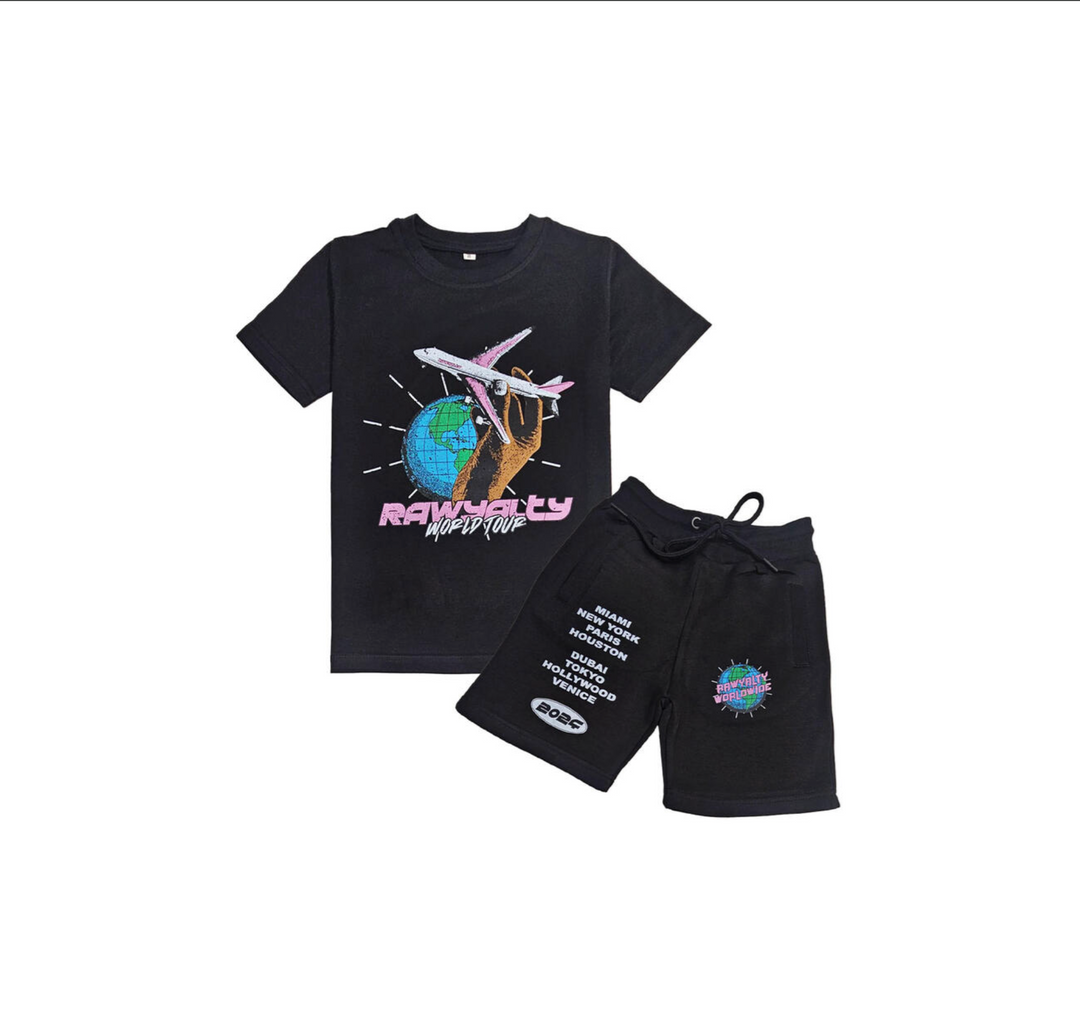 Worldwide Kids Shorts - Black