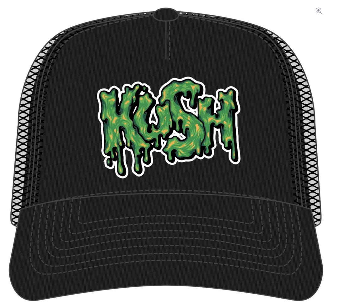 Kush Trucker Hat - Black