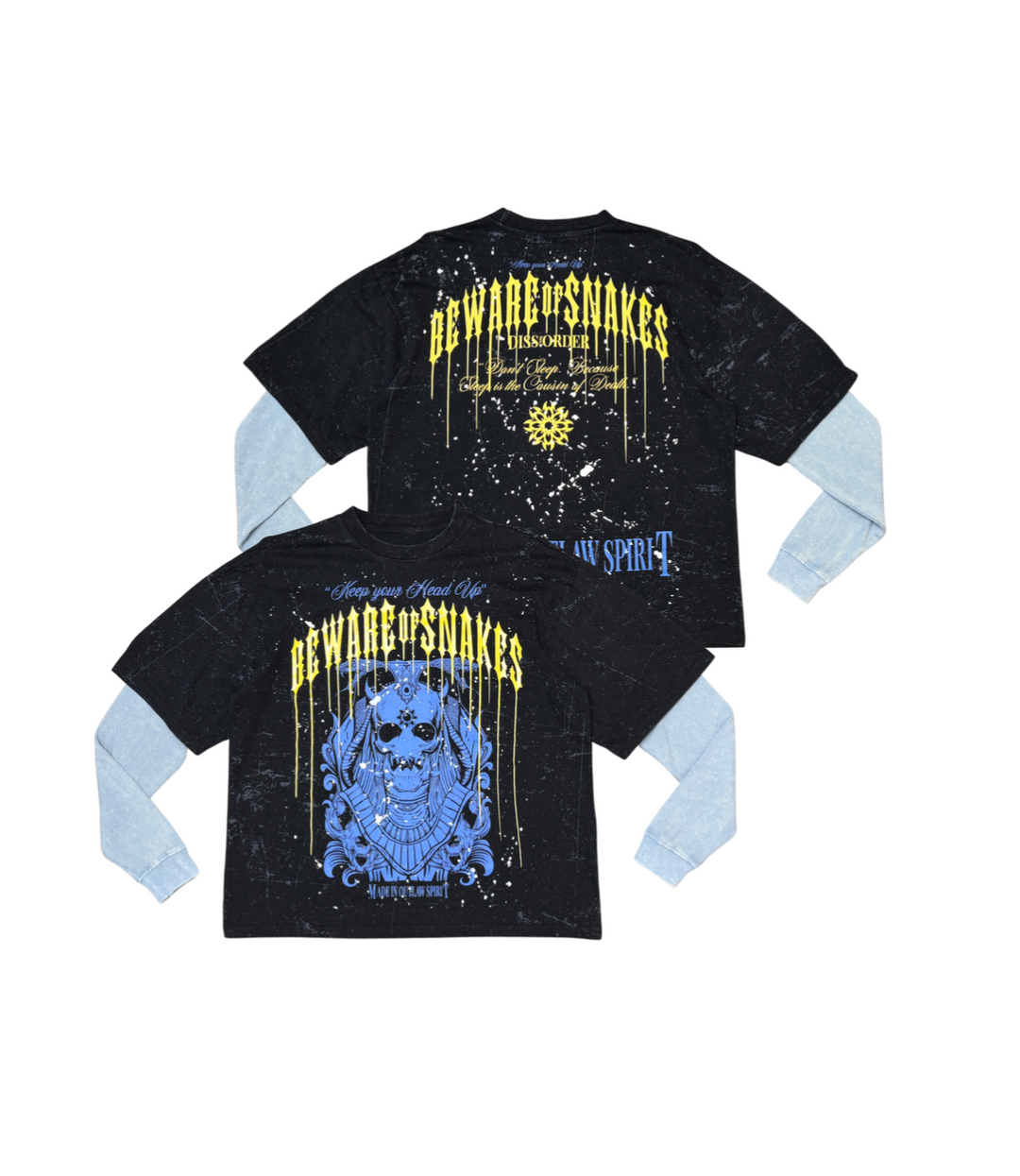 Dissorder Long Sleeve Tee - Black