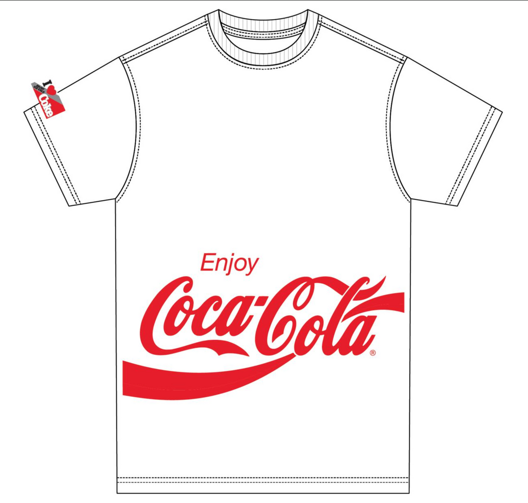 Enjoy Coca Cola Tee - White/Red